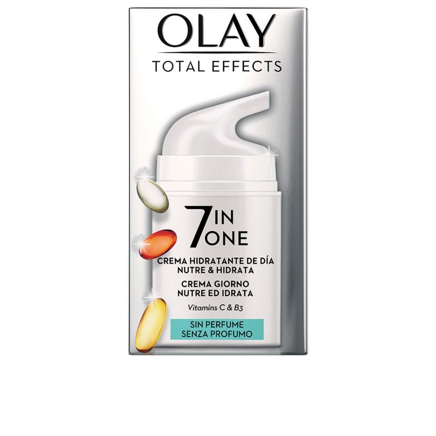 Olay TOTAL EFFECTS anti-edad hidratante sin perfume 50 ml