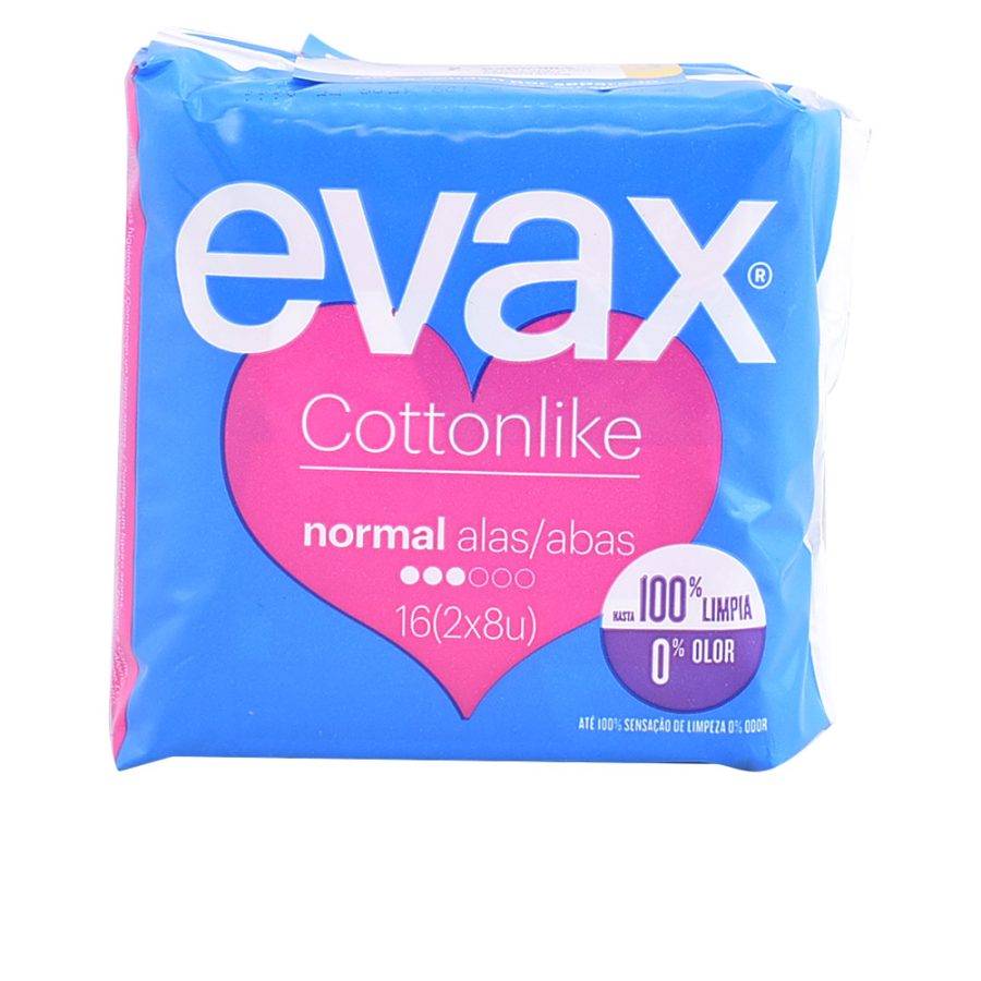 Evax COTTONLIKE compresas normal alas stuk