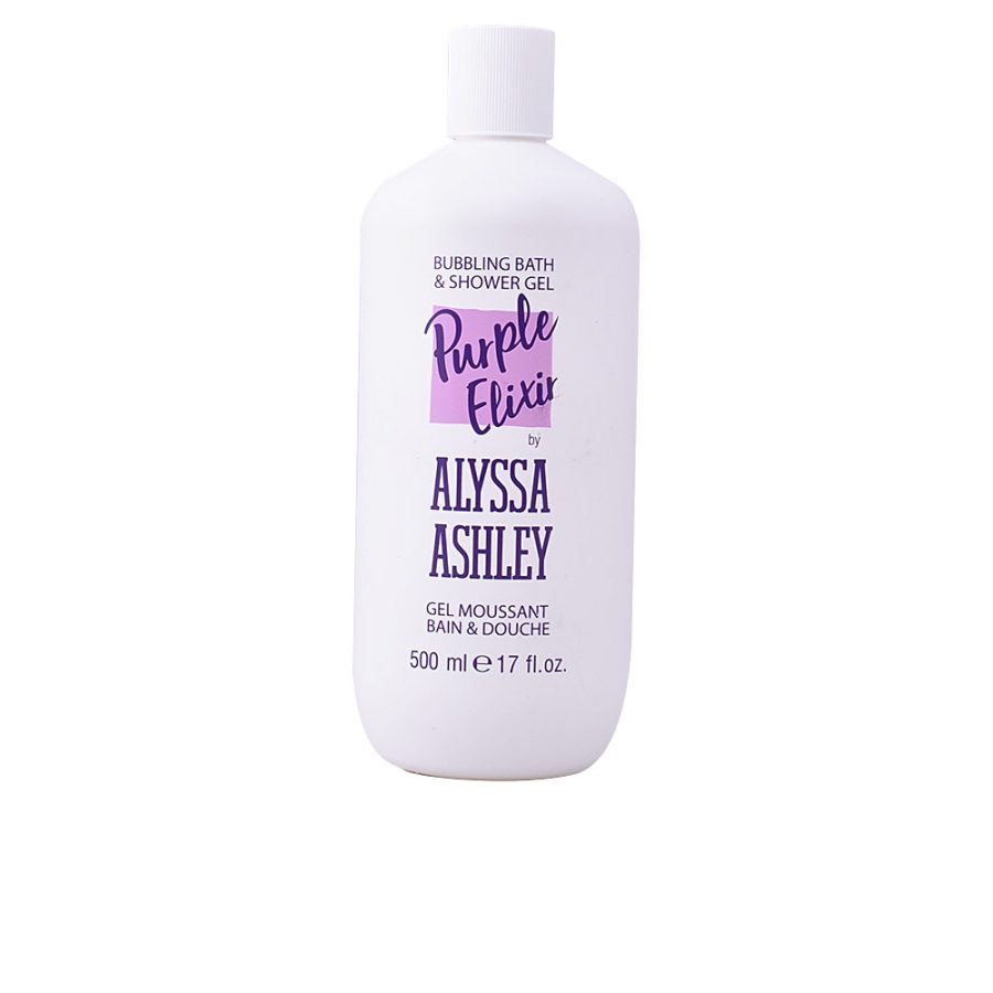 Alyssa ashley PURPLE ELIXIR bubbling bath & shower gel 500 ml