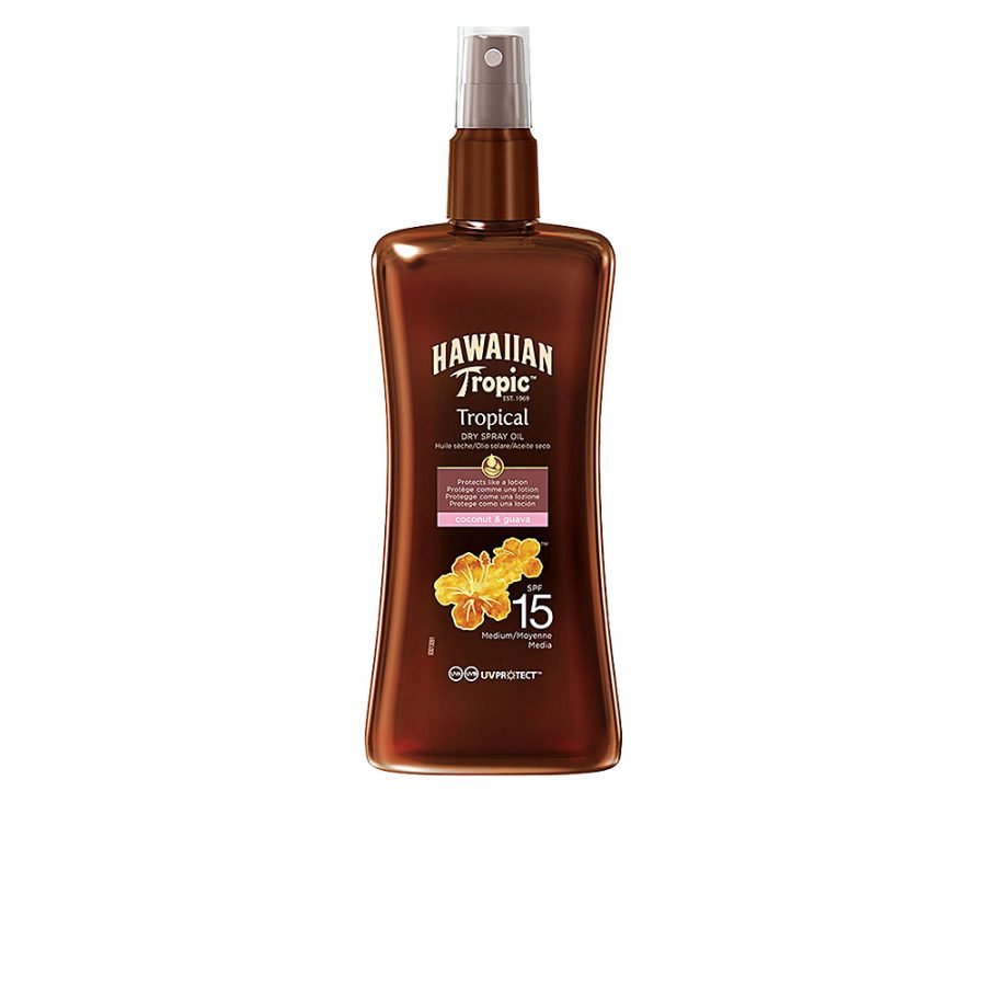 Hawaiian tropic COCONUT & GUAVA dry oil SPF15 spray 200 ml