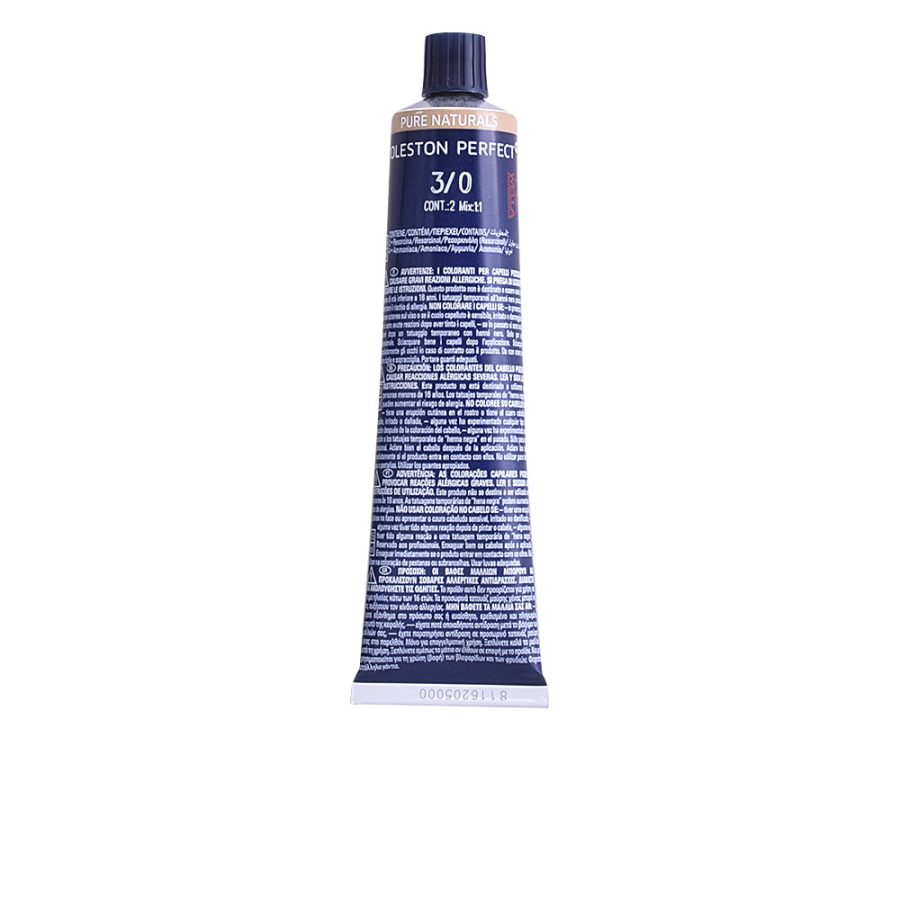 Wella professionals KOLESTON PERFECT ME+ PURE NATURALS 3/0 60 ml