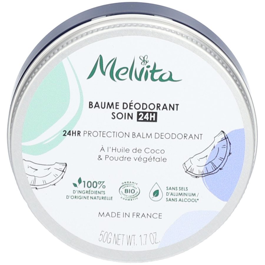 Melvita THE HYGIENE ESSENTIALS deodorant balm 24h effectiveness 50 gr