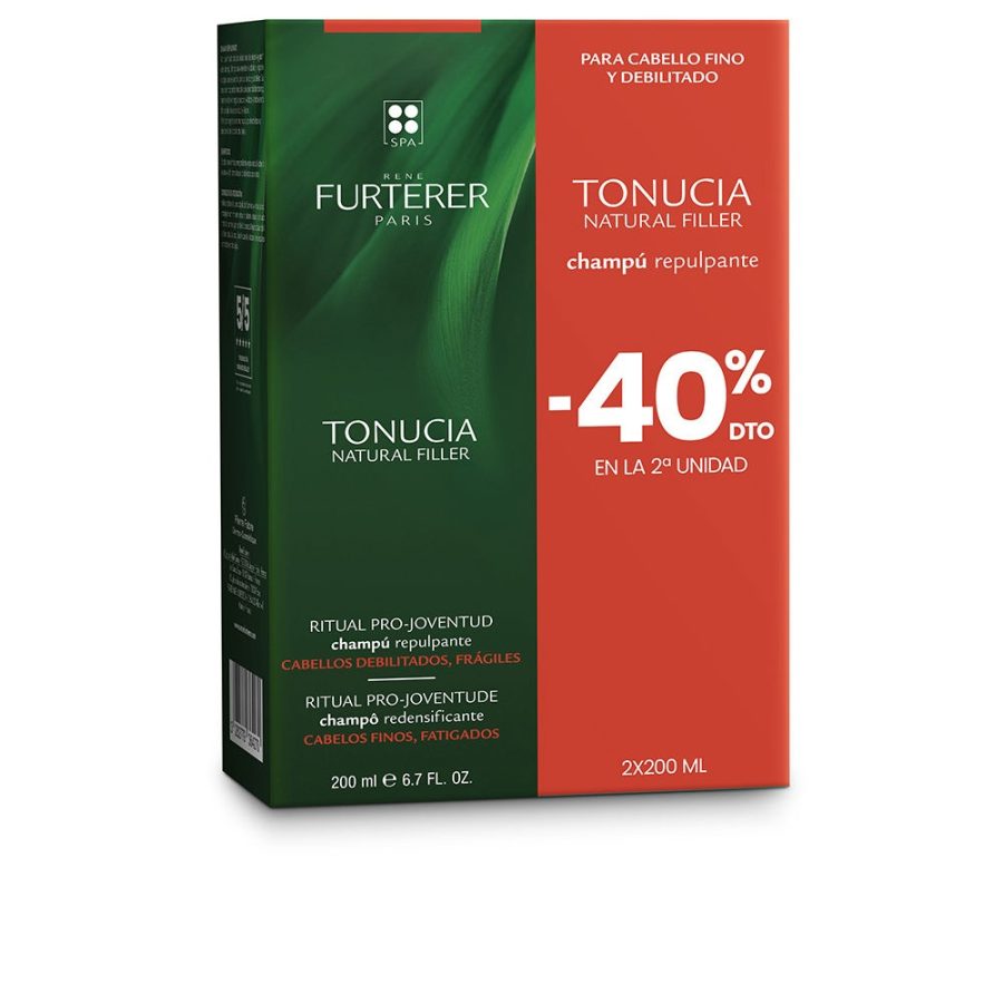 Rene furterer TONUCIA natural filler repulping shampoo pack 2 x 200 ml