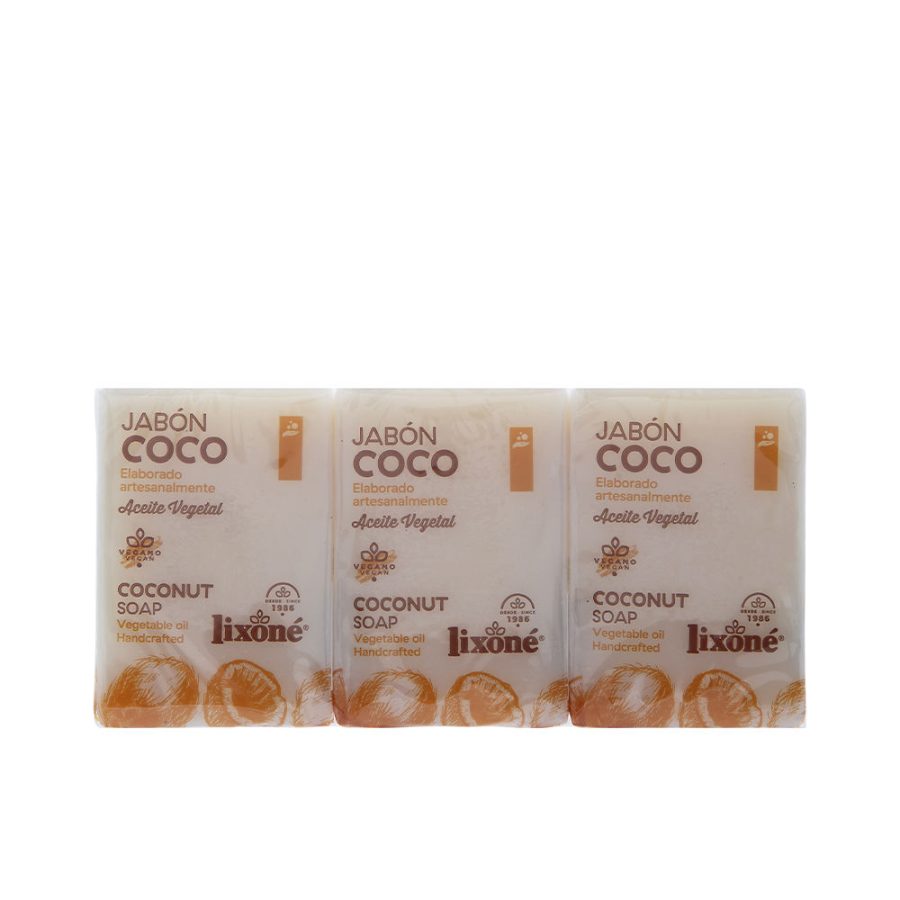 Lixone COCO jabón 100% natural 3 x 125 gr