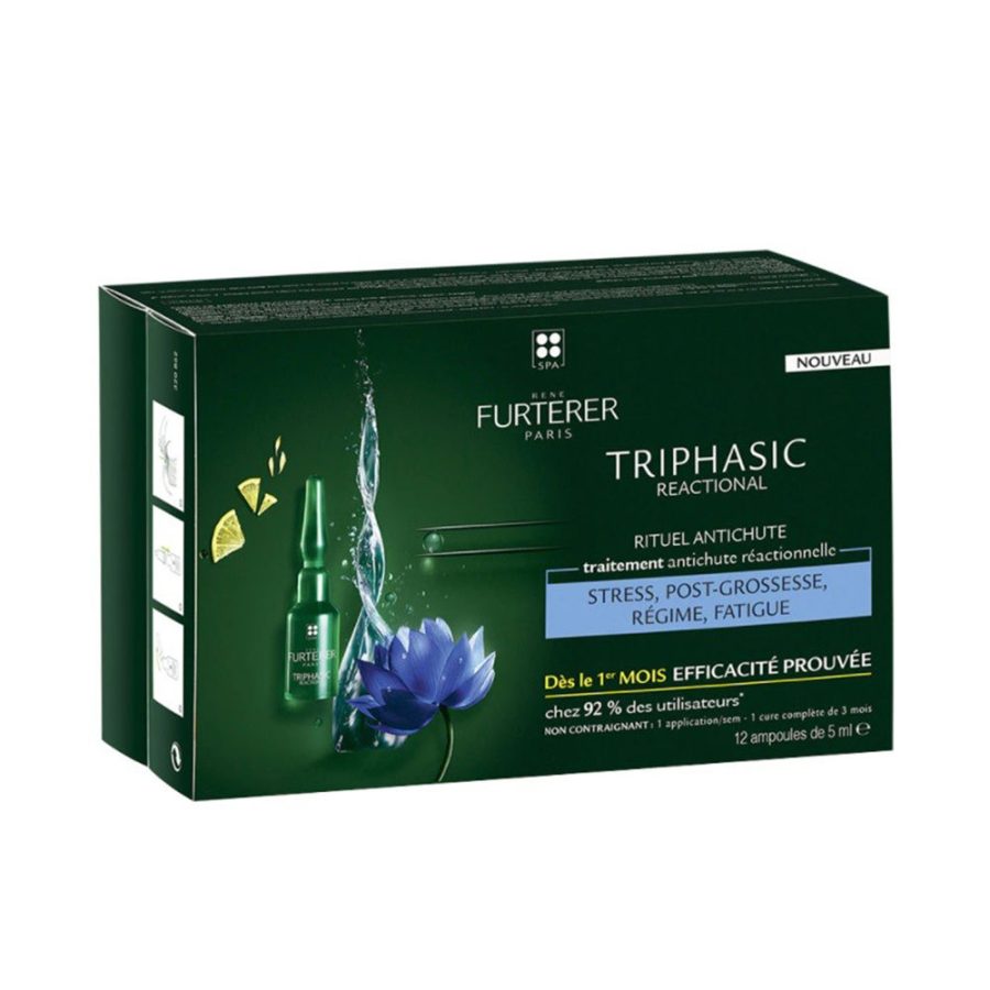 Rene furterer TRIPHASIC REACCIONAL anti-hair loss ritual ampoules 12 x 5 ml