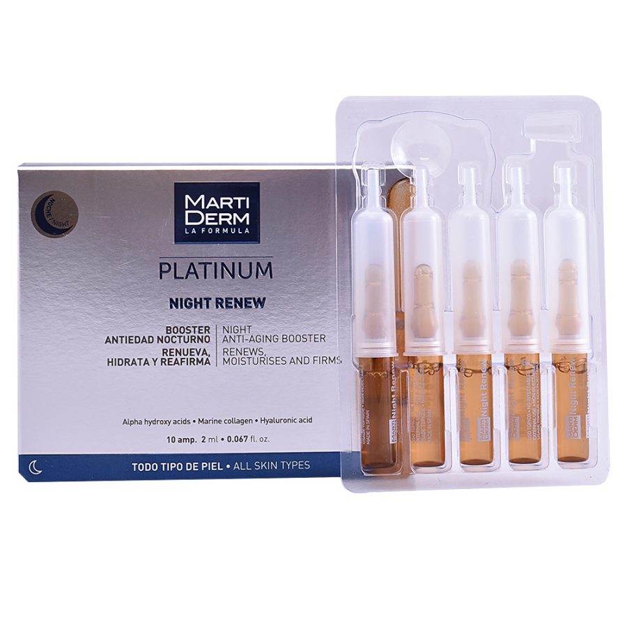 Martiderm PLATINUM NIGHT RENEW ampoules x 2