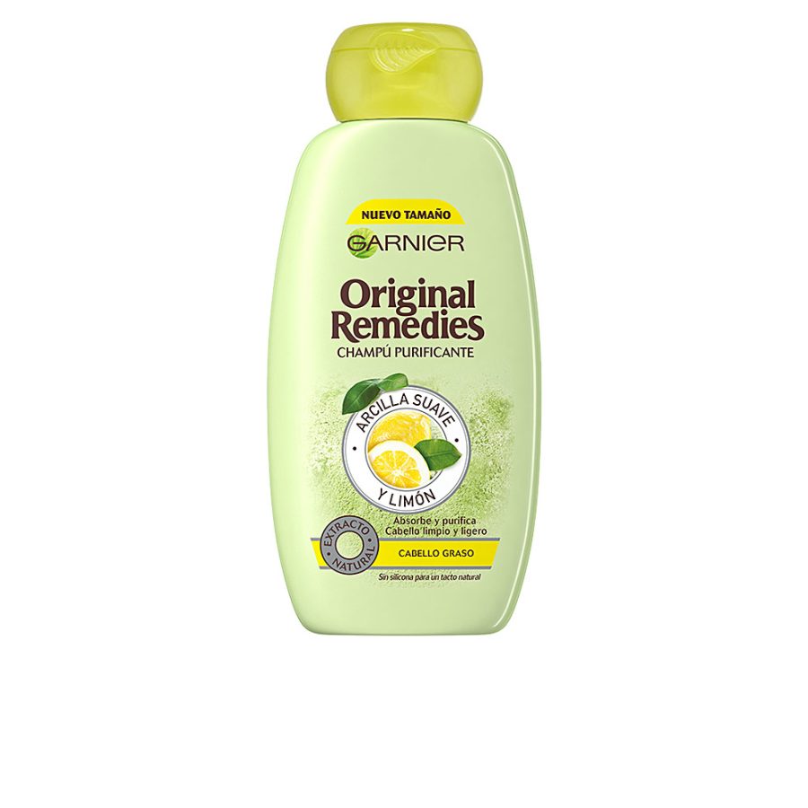 Garnier ORIGINAL REMEDIES champú arcilla y limón 300 ml