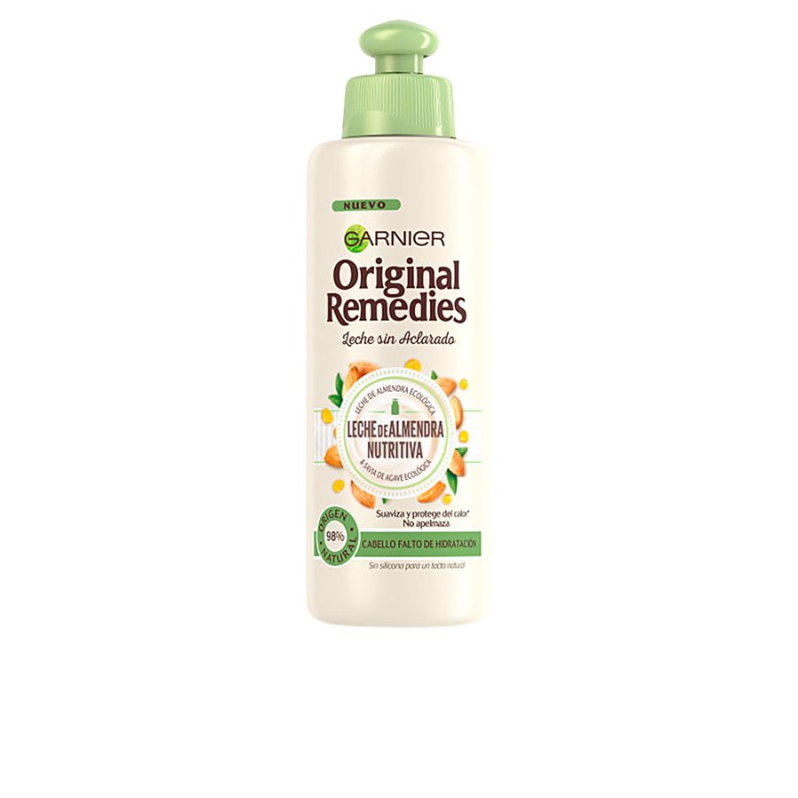 Garnier ORIGINAL REMEDIES crema sin aclarado leche almendras 200 ml