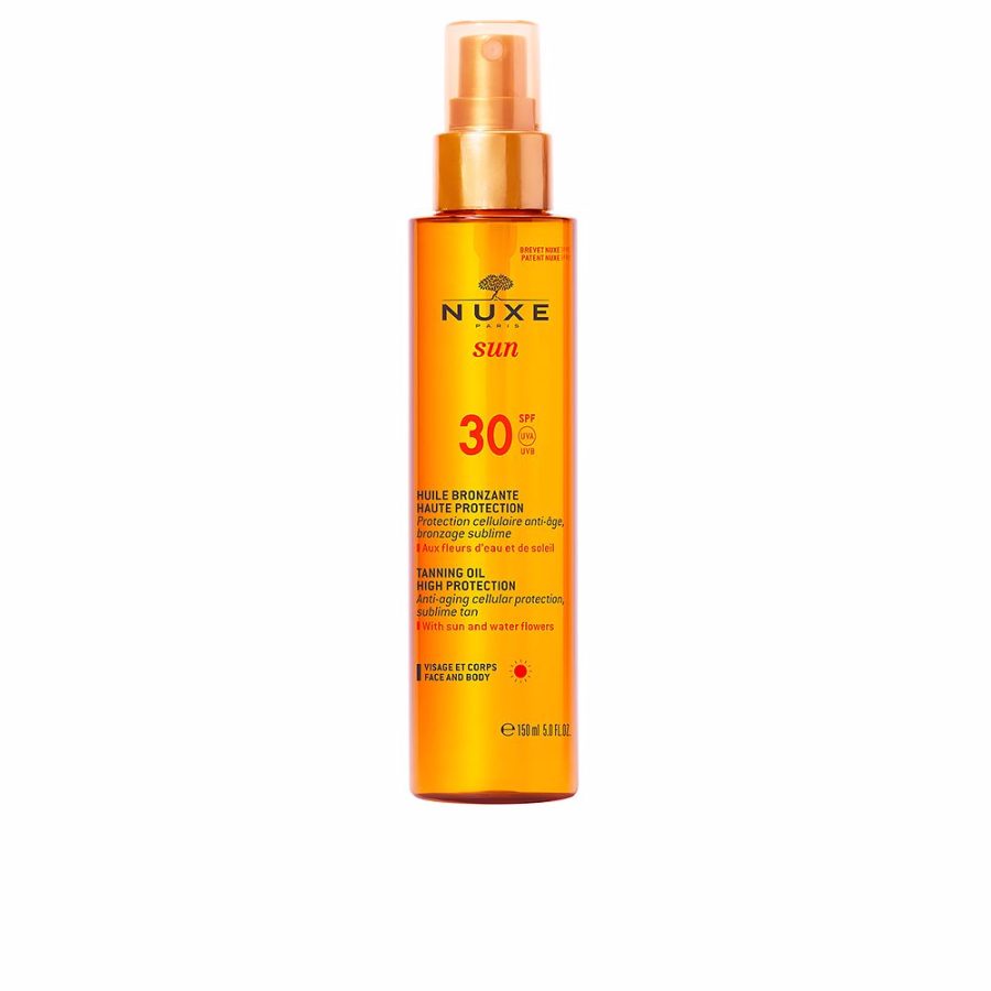 NUXE SUN aceite bronceador rostro y cuerpo SPF30 150 ml