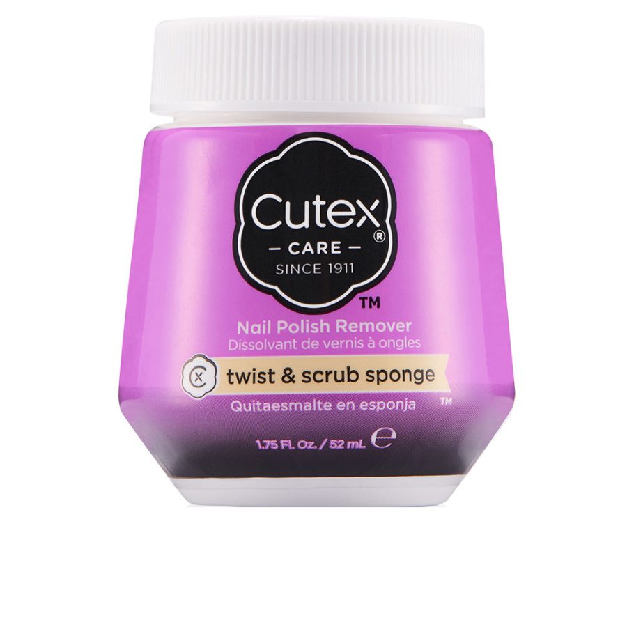 CUTEX SPONGE POLISH REMOVER twist & scrub 52 ml