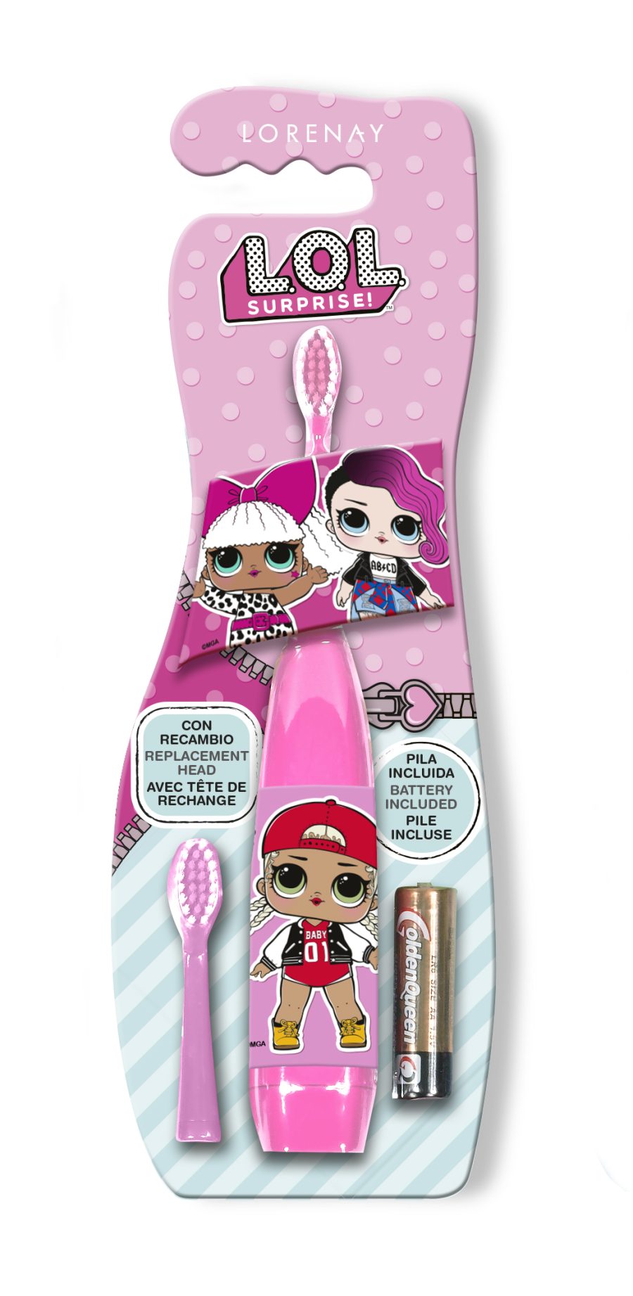 Cartoon LOL SURPRISE electric toothbrush 1 u