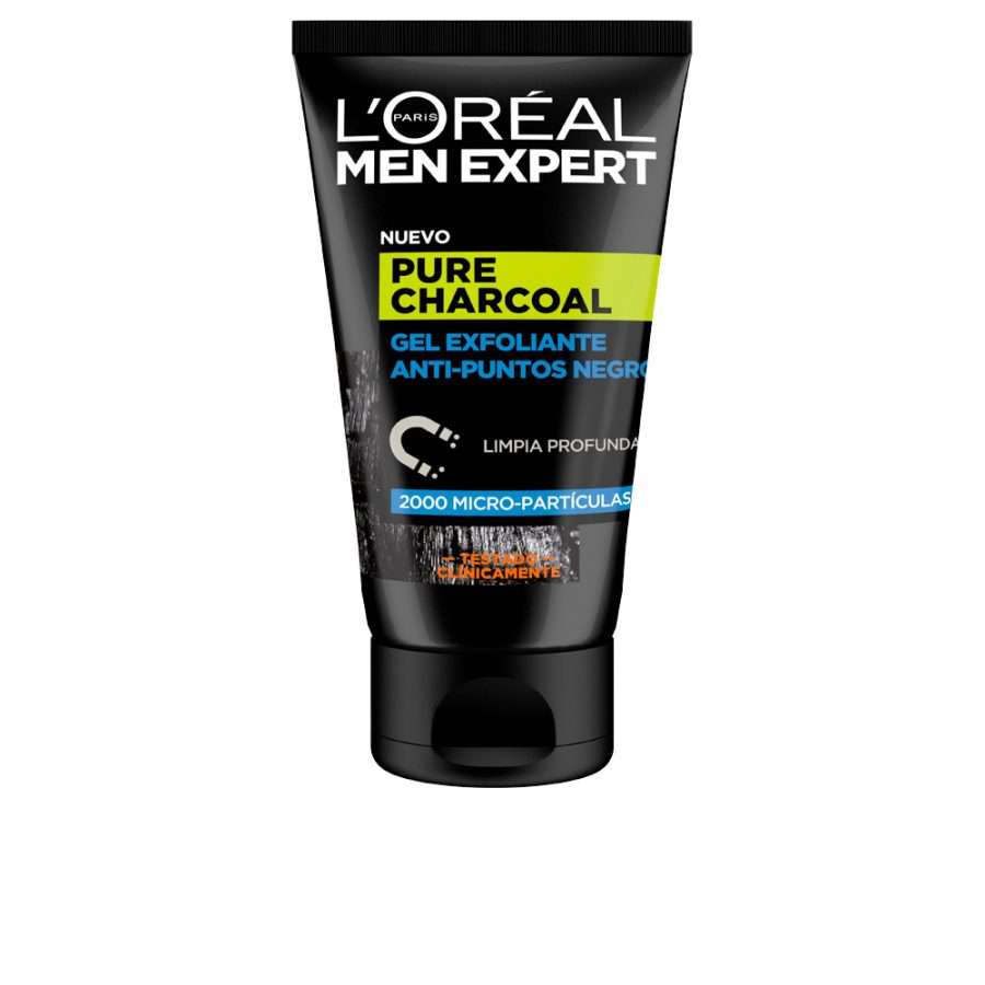 L'orÉal paris MEN EXPERT pure charcoal gel exfoliante p.negros 100 ml