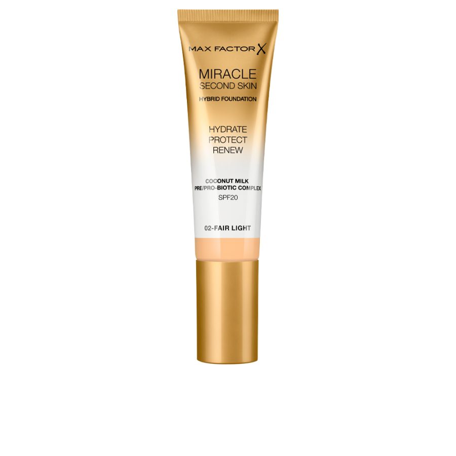 Max factor MIRACLE TOUCH second skin found.SPF20