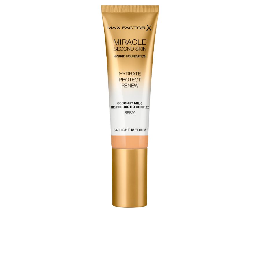 Max factor MIRACLE TOUCH second skin found.SPF20