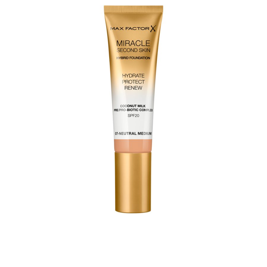 Max factor MIRACLE TOUCH second skin found.SPF20