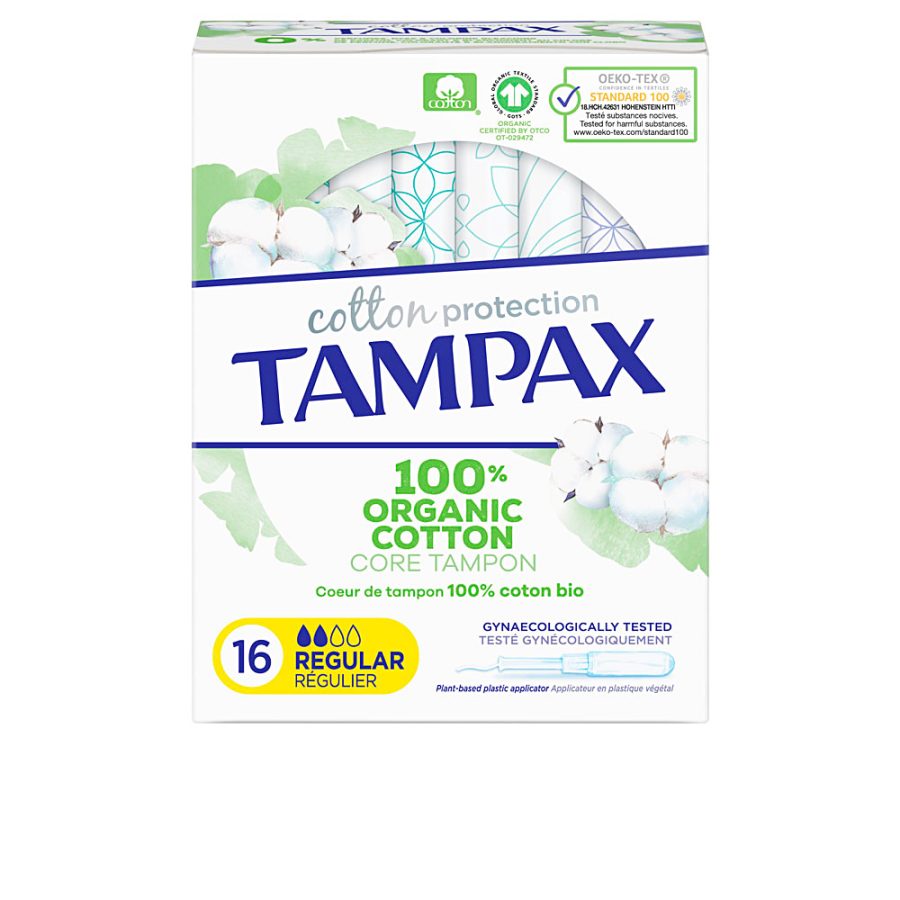 TAMPAX ORGANIC REGULAR tampón 16 u