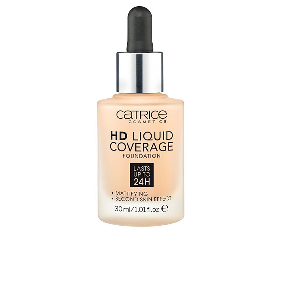 Catrice HD LIQUID COVERAGE FOUNDATION lasts up to 24h