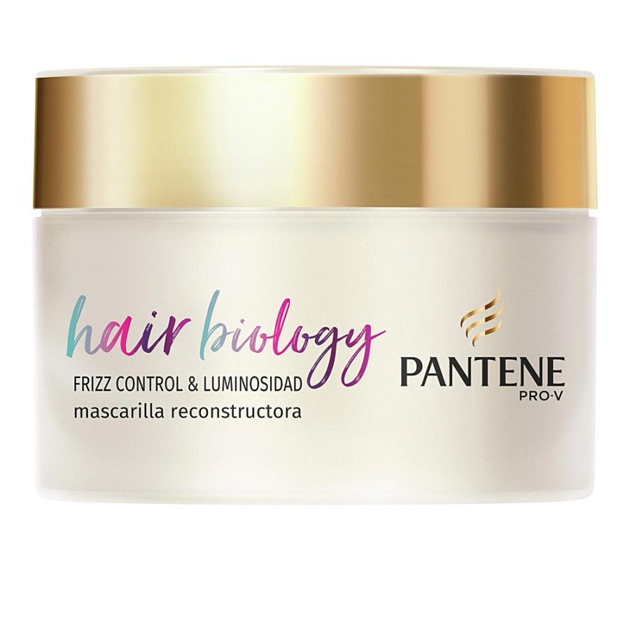 Pantene HAIR BIOLOGY FRIZZ & LUMINOSIDAD mascarilla 160 ml