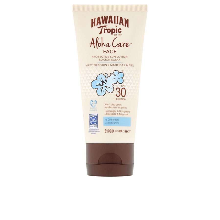 Hawaiian tropic ALOHA CARE FACE sun lotion SPF30 90 ml