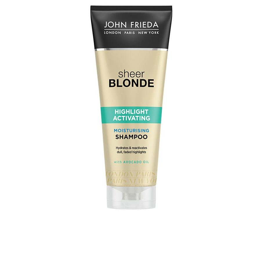 John frieda SHEER BLONDE champú hidratante cabellos rubios 250 ml