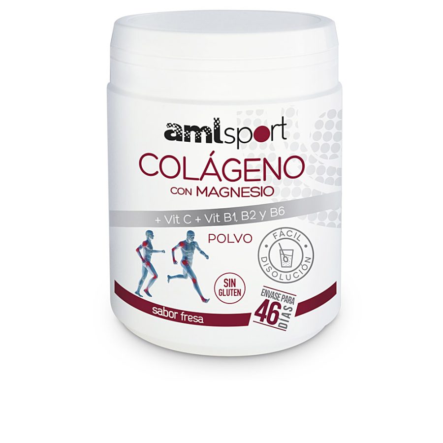 Amlsport COLLAGEN WITH MAGNESIUM + VIT.C + VIT.B1.B2.B6 strawberry flavor pol