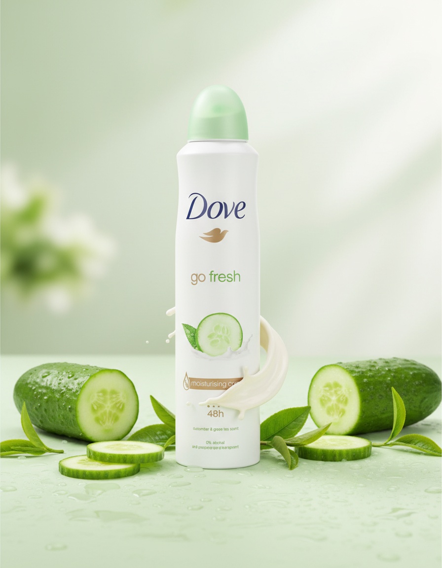 GO FRESH cucumber & green tea deo spray 250 ml 2 GO FRESH cucumber & green tea deo spray 250 ml - Image 2