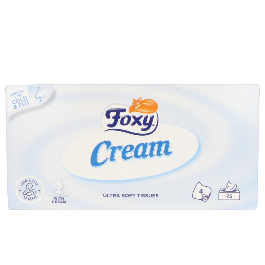 Foxy FACIAL CREAM pañuelos pieles sensibles 75 u