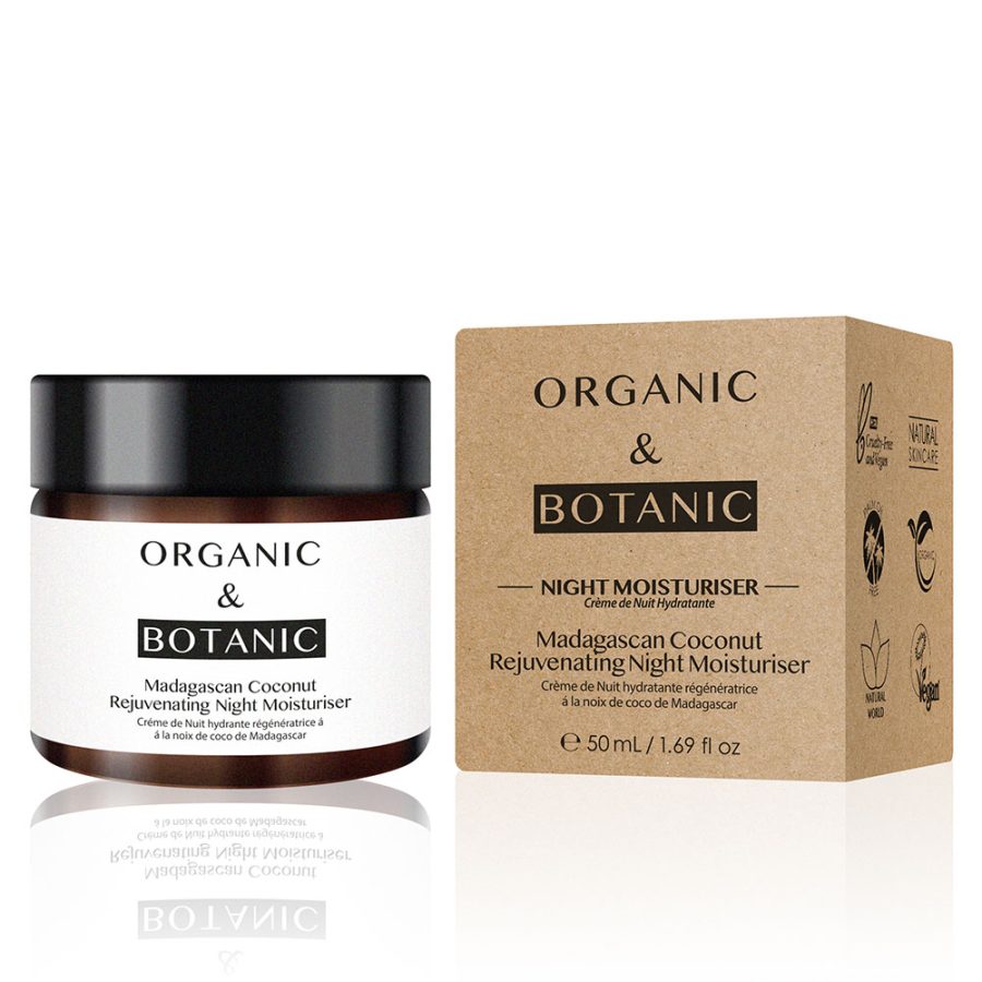 Organic & botanic MADAGASCAN COCONUT rejuvenating night moisturiser