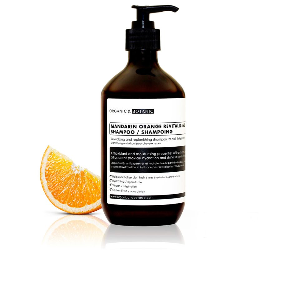 Organic & botanic MANDARIN ORANGE revitalizing shampoo 500 ml