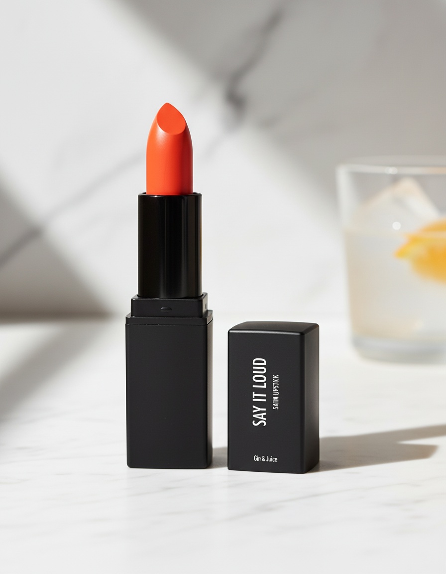 Sleek SAY IT LOUD satin lipstick #Gin & Juice 3,23 gr 2 Sleek SAY IT LOUD satin lipstick #Gin & Juice 3,23 gr - Image 2