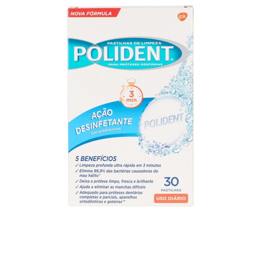 Polident PASTILLAS ORIGINALES limpiadoras 30 u