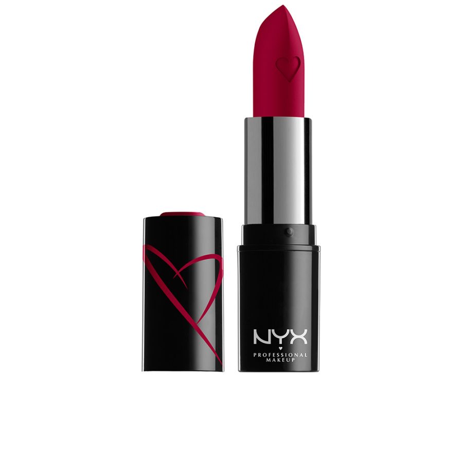 Nyx professional make up SHOUT LOUD satin lipstick #red haute