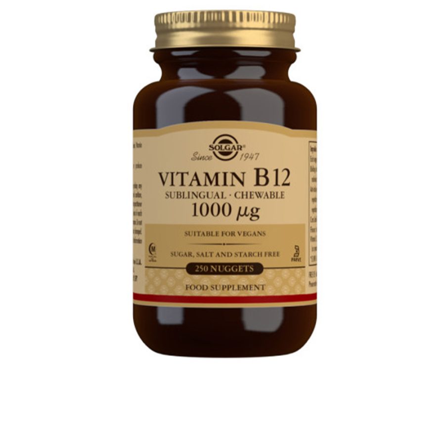 Solgar VITAMINA B12 1000 mcg. CIANOCOBALAMINA cápsulas mastic 250 u