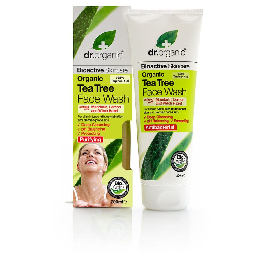 Dr. organic BIOACTIVE ORGANIC tea tree face wash 200 ml