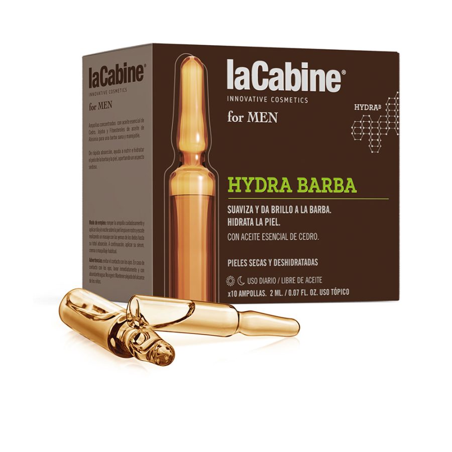 La cabine LA CABINE FOR MEN ampollas hydra barba 10 x 2 ml