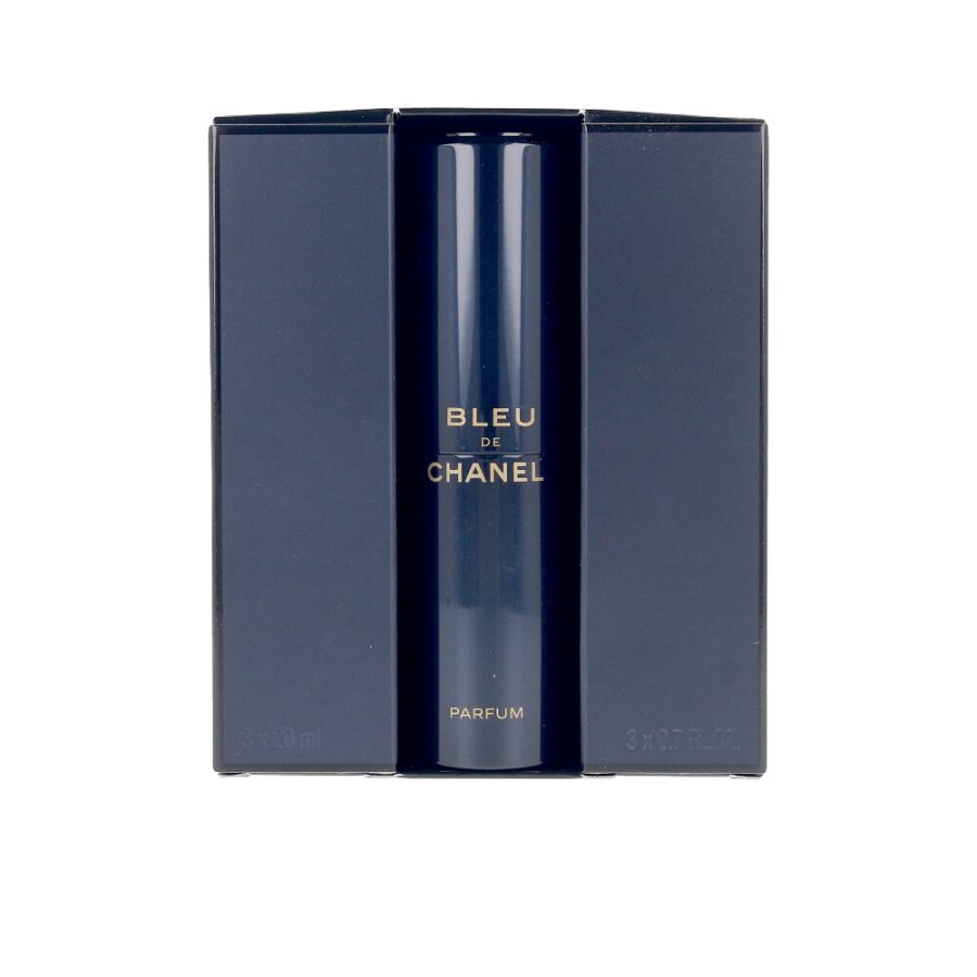 Chanel BLEU eau de parfum spray twist & spray refillable 3 x 20 ml