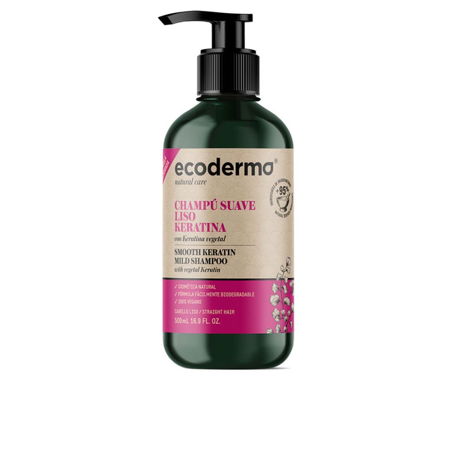 Ecoderma CHAMPÚ liso keratina 500 ml