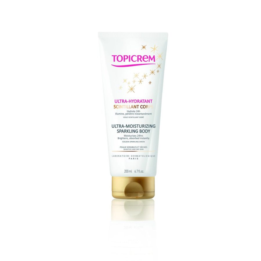 Topicrem UH ultra moisturizing body milk for golden glow skin 200 ml