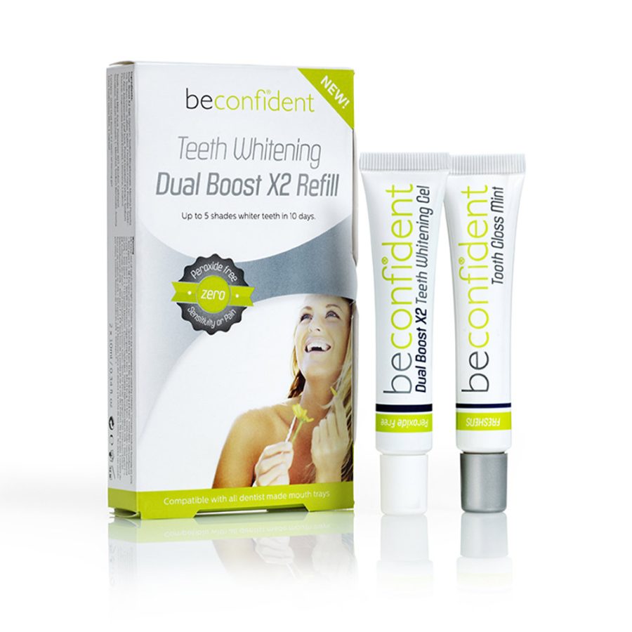 Beconfident TEETH WHITENING dual boost X2 refill 2 u