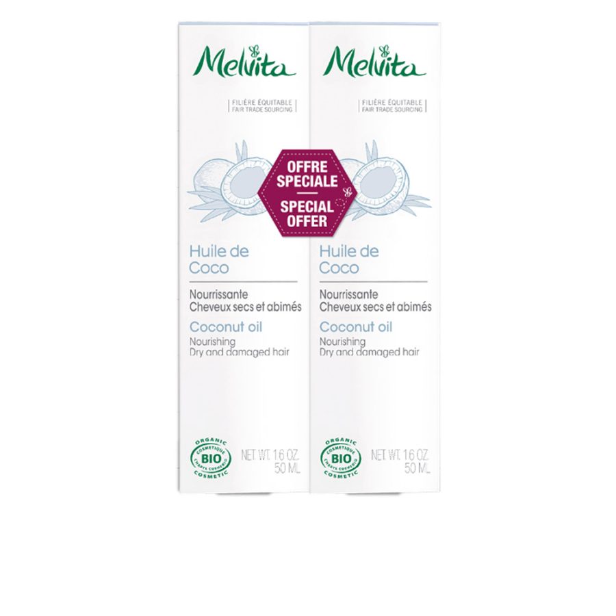 Melvita HUILES DE BEAUTE BIO huile de coco duo 2 x 50 ml