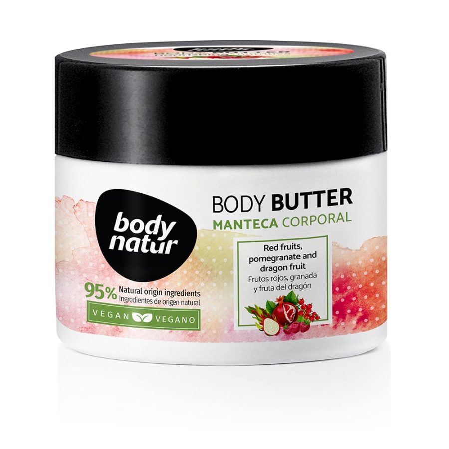 Body natur BODY butter manteca corporal frutos rojos, granada y fruta del dragón 200 ml