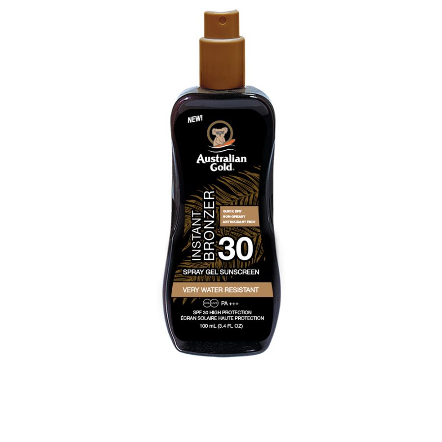 Australian gold SUNSCREEN SPF30 gel with instant bronzer