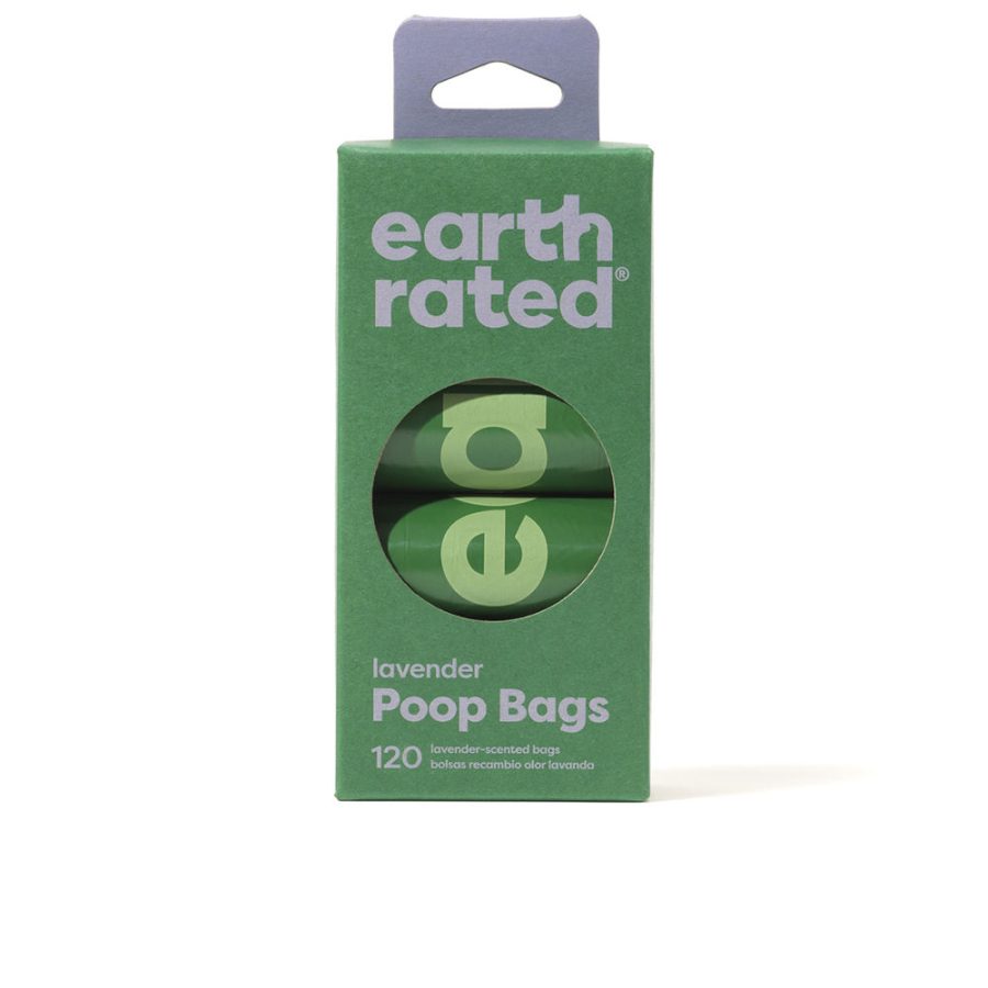 Earth rated ROLLOS BOLSA mascota recambio #lavanda x 15 stuk