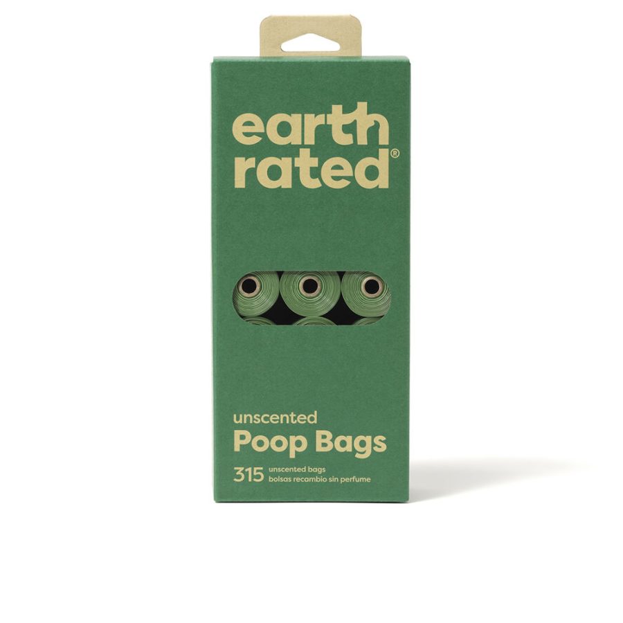 Earth rated ROLLOS BOLSA mascota recambio #sin perfume x 15 stuk