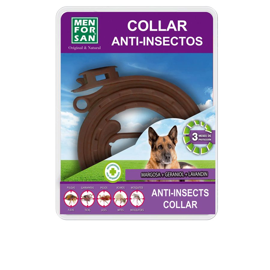 Men for san COLLAR perros anti-insectos 60 cm