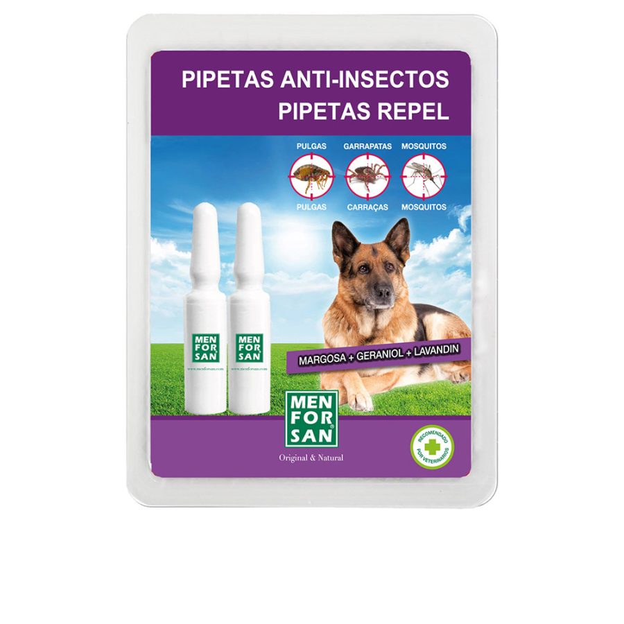 Men for san PIPETAS perro ant-insectos 2 u