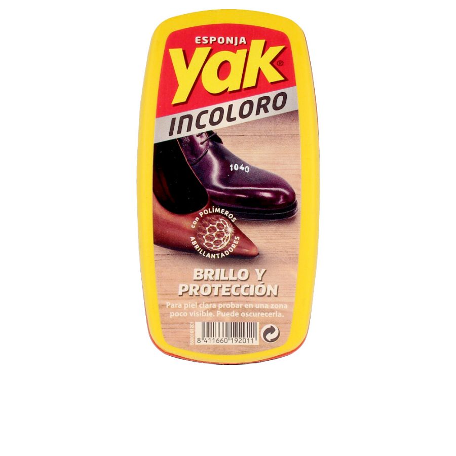 YAK esponja calzado autobrillante incolora 1 u