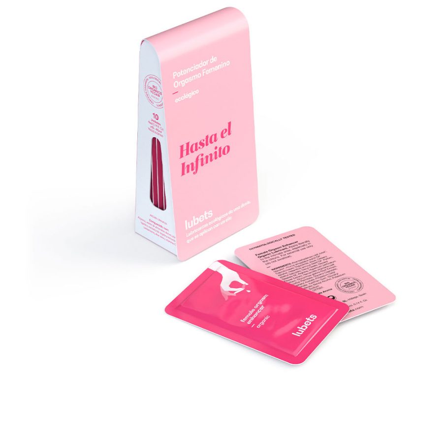 Lubets LUBRICANTE ECOLÓGICO potenciador de orgasmo femenino 10 x 4 ml