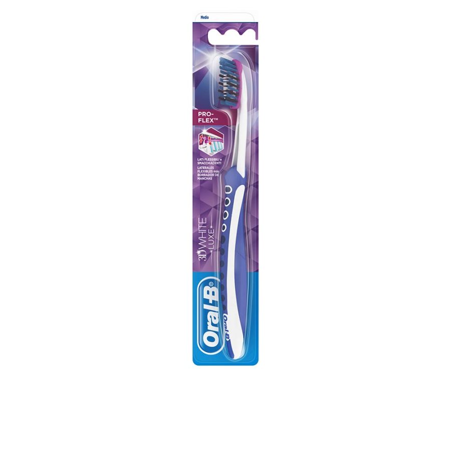 Oral-b 3D WHITE PRO-FLEX LUXE cepillo dental #medio 1 pz