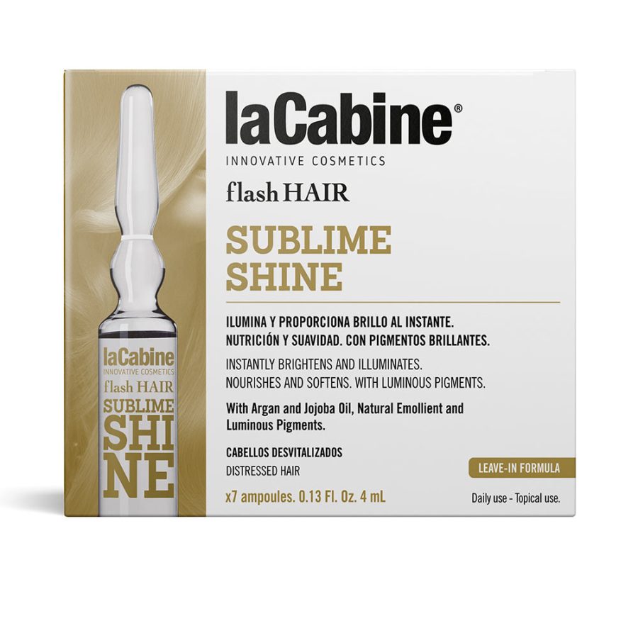 La cabine FLASH HAIR brillo sublime 7 x 5 ml